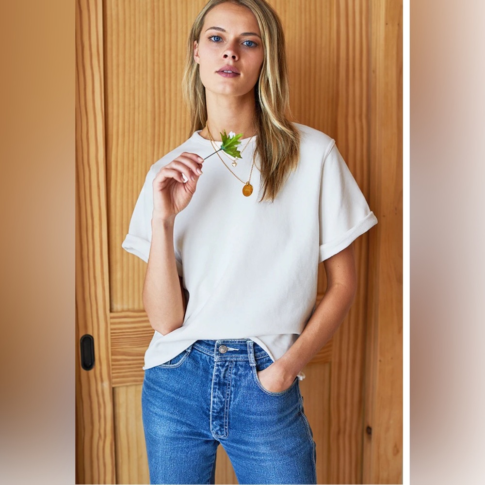 Emerson Fry Shorty Sweatshirt - Salt Organic